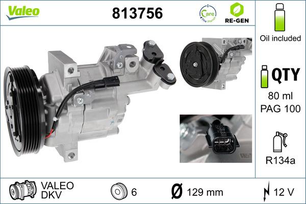 VALEO 813756 - Compressore, Climatizzatore www.autoricambi360.it