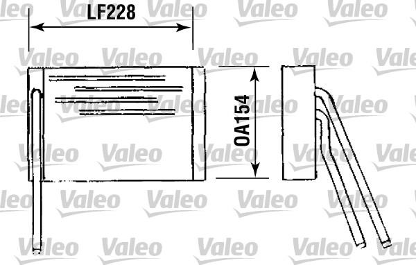 VALEO 812090 - Scambiatore calore, Riscaldamento abitacolo www.autoricambi360.it