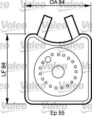 VALEO 817943 - Radiatore olio, Olio motore www.autoricambi360.it