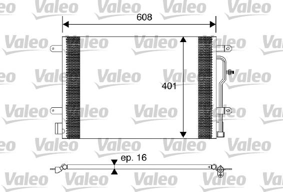 VALEO 817569 - Condensatore, Climatizzatore www.autoricambi360.it