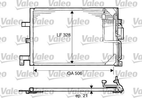 VALEO 817507 - Condensatore, Climatizzatore www.autoricambi360.it