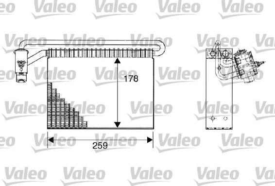 VALEO 817511 - Evaporatore, Climatizzatore www.autoricambi360.it