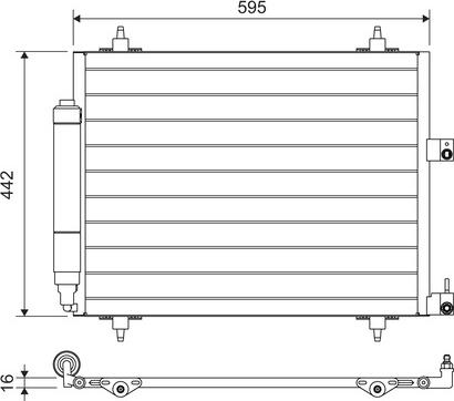 VALEO 817579 - Condensatore, Climatizzatore www.autoricambi360.it