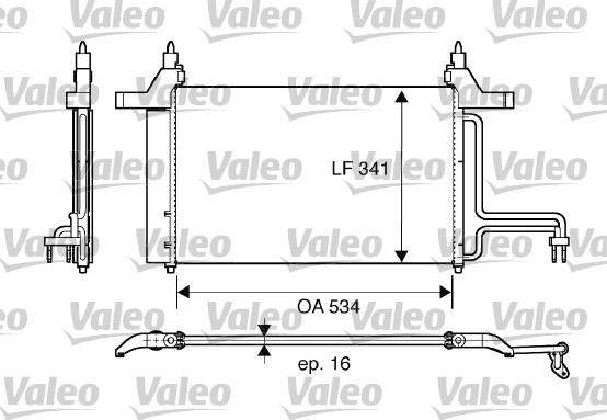 Valeo 817669 - Condensatore, Climatizzatore www.autoricambi360.it