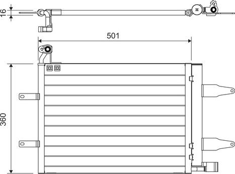 VALEO 817686 - Condensatore, Climatizzatore www.autoricambi360.it