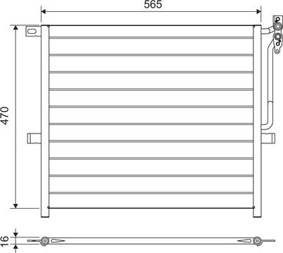 VALEO 817383 - Condensatore, Climatizzatore www.autoricambi360.it