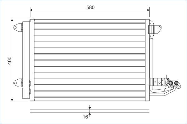 Valeo 817777 - Condensatore, Climatizzatore www.autoricambi360.it