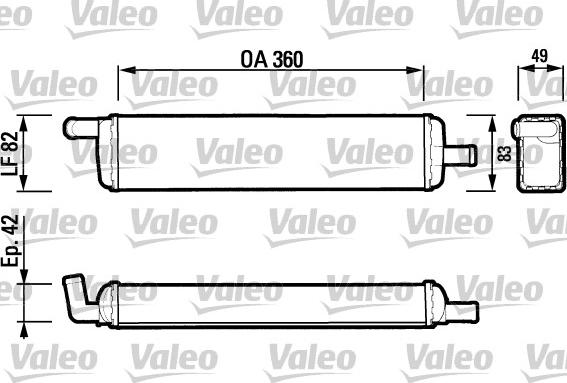 VALEO 883473 - Scambiatore calore, Riscaldamento abitacolo www.autoricambi360.it