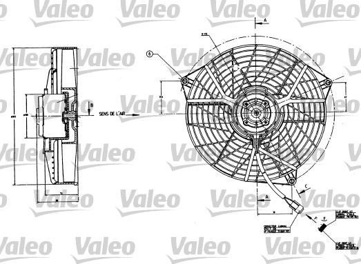 VALEO 883556 - Ventola, Raffreddamento motore www.autoricambi360.it