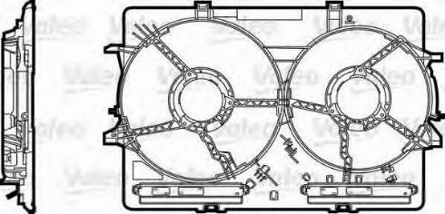 VALEO 820758 - Supporto, Griglia radiatore www.autoricambi360.it