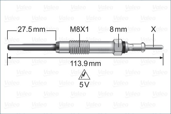 VALEO 345223 - Candeletta www.autoricambi360.it