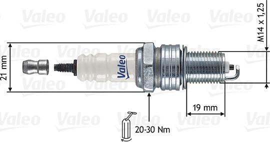 Valeo 246909 - Candela accensione www.autoricambi360.it
