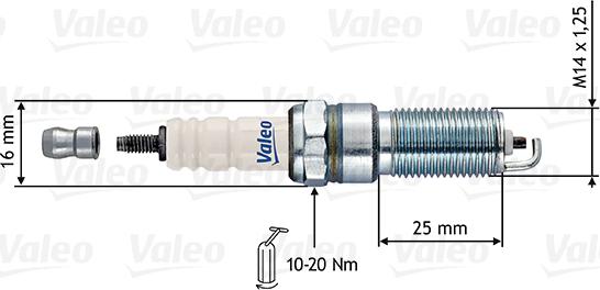 VALEO 246890 - Candela accensione www.autoricambi360.it