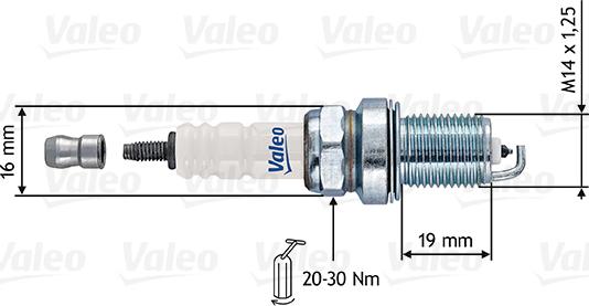 VALEO 246892 - Candela accensione www.autoricambi360.it