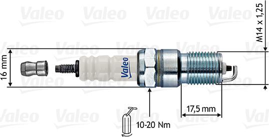 VALEO 246864 - Candela accensione www.autoricambi360.it