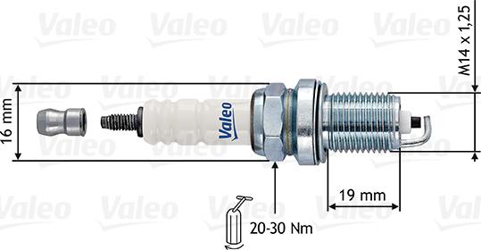 VALEO 246886 - Candela accensione www.autoricambi360.it
