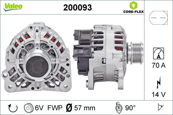VALEO 200093 - Alternatore www.autoricambi360.it