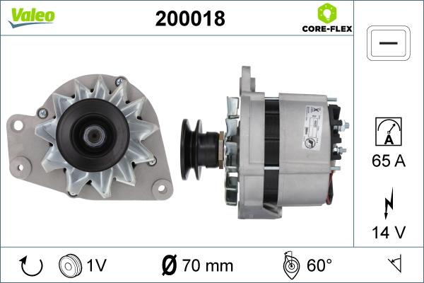 VALEO 200018 - Alternatore www.autoricambi360.it