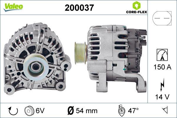 VALEO 200037 - Alternatore www.autoricambi360.it