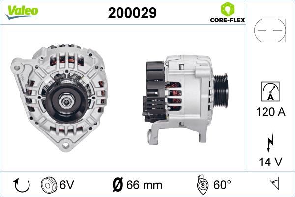 Valeo 200029 - Alternatore www.autoricambi360.it