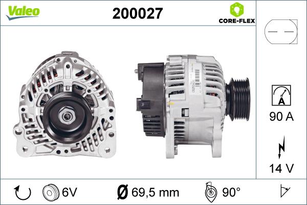 VALEO 200027 - Elettromagnete, Motore d'avviamento www.autoricambi360.it