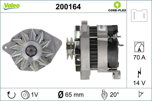 VALEO 200164 - Alternatore www.autoricambi360.it