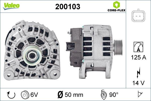 VALEO 200103 - Alternatore www.autoricambi360.it
