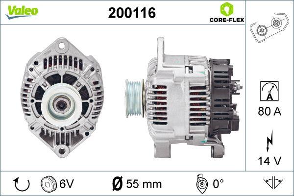 VALEO 200116 - Alternatore www.autoricambi360.it
