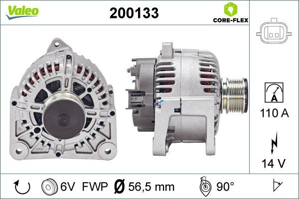 VALEO 200133 - Alternatore www.autoricambi360.it