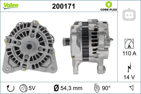 VALEO 200171 - Elettromagnete, Motore d'avviamento www.autoricambi360.it