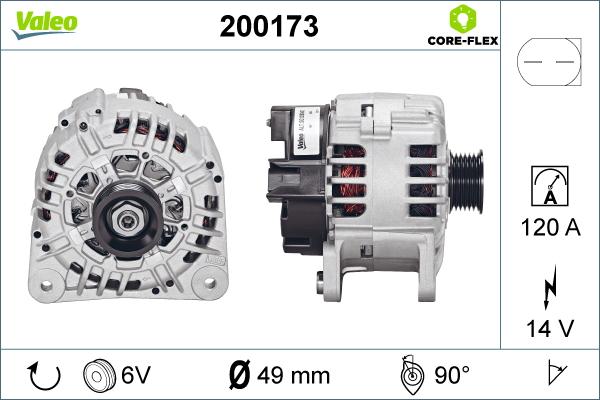 VALEO 200173 - Elettromagnete, Motore d'avviamento www.autoricambi360.it