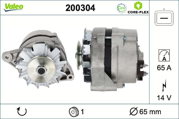 VALEO 200304 - Alternatore www.autoricambi360.it