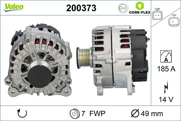 Valeo 200373 - Alternatore www.autoricambi360.it