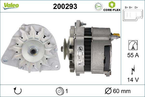 Valeo 200293 - Alternatore www.autoricambi360.it