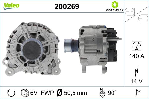 VALEO 200269 - Alternatore www.autoricambi360.it