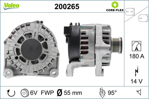 VALEO 200265 - Alternatore www.autoricambi360.it