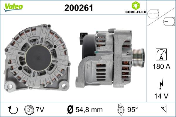 VALEO 200261 - Alternatore www.autoricambi360.it