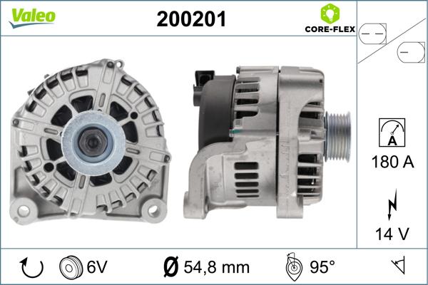 VALEO 200201 - Alternatore www.autoricambi360.it