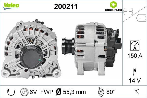 VALEO 200211 - Alternatore www.autoricambi360.it