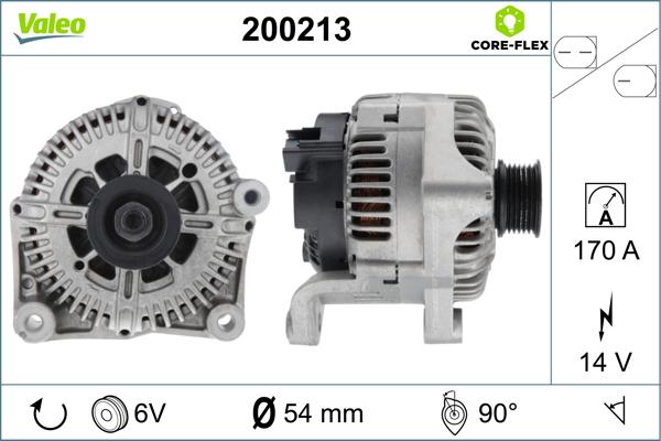 VALEO 200213 - Alternatore www.autoricambi360.it