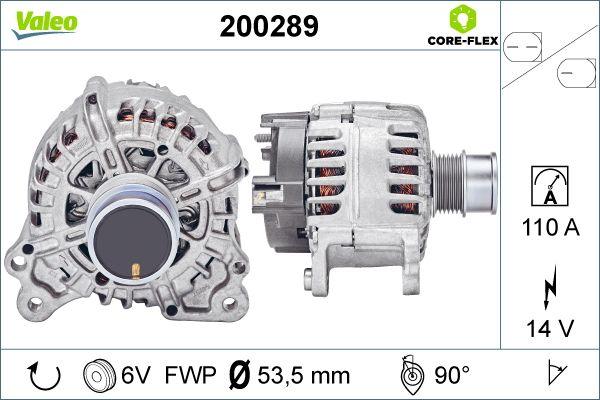 VALEO 200289 - Alternatore www.autoricambi360.it