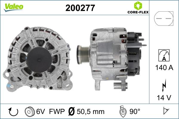 VALEO 200277 - Alternatore www.autoricambi360.it