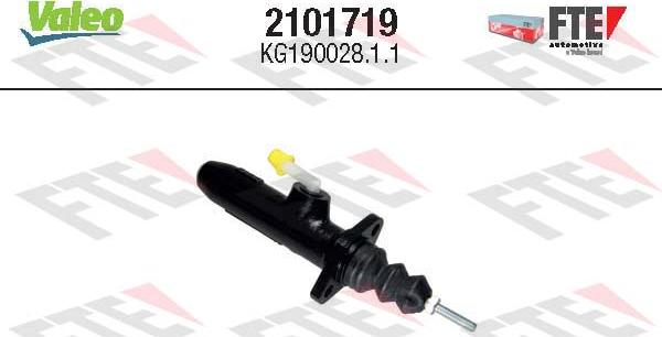 VALEO 2101719 - Cilindro trasmettitore, Frizione www.autoricambi360.it