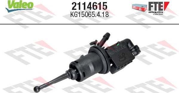 VALEO 2114615 - Cilindro trasmettitore, Frizione www.autoricambi360.it