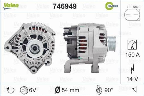 VALEO 746949 - Alternatore www.autoricambi360.it