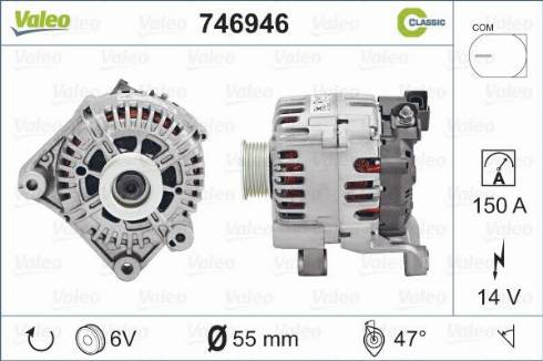 VALEO 746946 - Alternatore www.autoricambi360.it