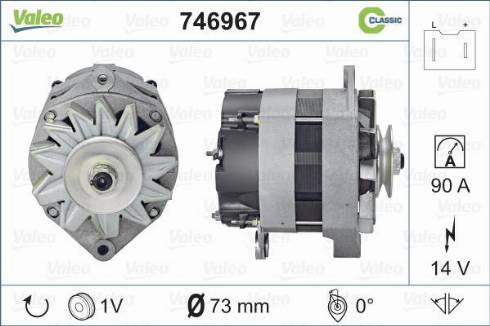 VALEO 746967 - Alternatore www.autoricambi360.it