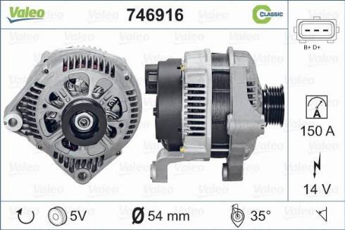 VALEO 746916 - Alternatore www.autoricambi360.it
