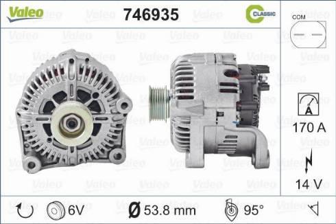 VALEO 746935 - Alternatore www.autoricambi360.it