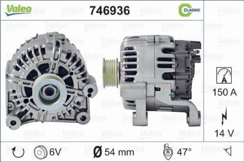 VALEO 746936 - Alternatore www.autoricambi360.it